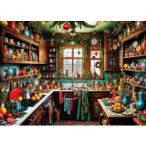 Puzzle 1500 Pièces - Cuisine Rustique De Noël - Bluebird Puzzle