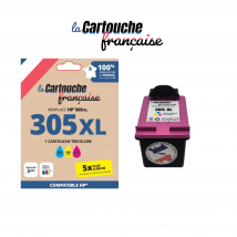 Cartouche Compatible Hp 305xl Couleurs - La Cartouche Française - HPI