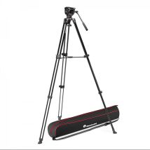 Manfrotto Trépied Vidéo En Aluminium + Rotule Fluide 500x - Mvk500xam - Manfrotto