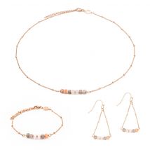 Collier, Bracelet Et Boucles D'Oreilles Piana En Pierres De Lune - SLOYA