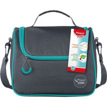 Sac À Déjeuner Et Goûter - Isotherme - Bleu/gris - Avec Bandoulière - Picnik - Maped