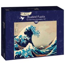 Puzzle Hokusai La Vague De Kanagawa 1000 Pieces - Bluebird Puzzle