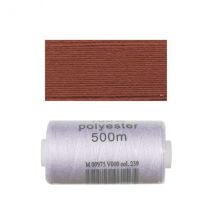 Bobine 500m Fil Polyester Cuivre - My mercerie