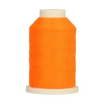 Fil Mousse À Surjeter Aeroflock N°100 Madeira - 1000m - Madeira 9937 Orange Fluo