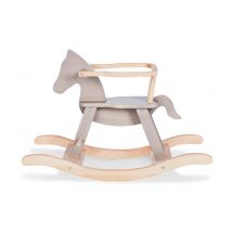 Cheval À Bascule Avec Anneau, Gris - Pinolino