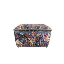 Boîte À Couture 18,5x26x16cm Imprimé Cachemire - My mercerie