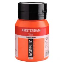 Peinture Acrylique - Vermillon - 311 - Amsterdam - Pot De 500ml