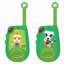 Talkie-walkies Animal Crossing Portée 2km Fonction Morse - Lexibook