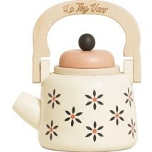 Bouilloire Vintage Beige Avec Fleurs - Le Toy Van