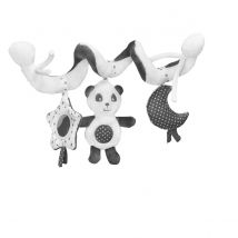 Spirale D'Activités En Velours Gris - Sauthon