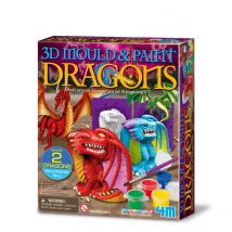Kit Moulage - Dragons 3d - Version En - 4M