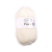 Fil À Tricoter Flore - 150g - Jenny | Douceur Et Confort Pour Bébé 016 Ecru - Cheval Blanc