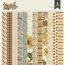 Bloc De 18 Feuilles De Scrap Recto Verso Authentique Splendor - Authentique