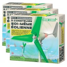 3 Kits Découverte De La Science - Éoliennes À Construire Soi-même - Graine Creative