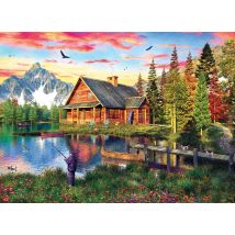Puzzle 1000 Pièces - Dominic Davison - The Fishing Cabin - Eurographics