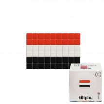 Kit Mosaïque Diy Pixel Art - Drapeau Monaco - Classique - Tilipix