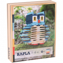 Coffret Chouette 120 Planchettes Coloris Nature Et Colores - Kapla
