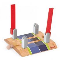 Passage A Niveau En Bois Story - Janod - J08553 - Accessoire Circuit Train - Janod