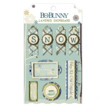 Forme Prédécoupée Chipboard Hiver - Megacrea DIY