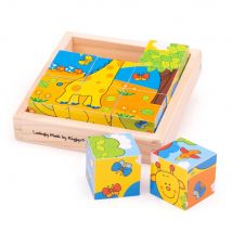 Puzzle Cube Safari - Bigjigs Toys