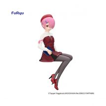 Re:zero Starting Life In Another World - Statuette Noodle Stopper Ram Book Girl Ver. 14 Cm - Furyu