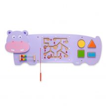 Panneau D'Activités Mural Hippopotame - Viga Toys