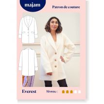 Patron Manteau - Everest- Taille 34 À 48 - Majam