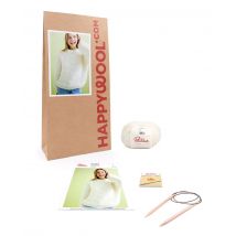 Kit Tricot Pull Laine Alpaga Baya Ecru 38/40 - Phildar