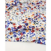 Jersey Viscose - Fall Color Bleu - 3 M X Laize - Majam