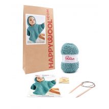 Kit Tricot Poncho Layette Benjamin Foret 12m - Phildar