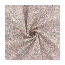 Tissu Coton Liberty Michele Michele Beige Vendu Au Mètre - Liberty Fabric