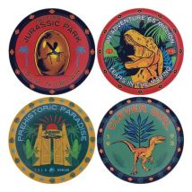 Jurassic Park - Pack 4 Sous-verres Jurassic Park - Fanatikk