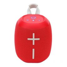 Enceinte Bluetooth Portable Waterproof Ipx5 Son Stéréo 360° Autonomie Longue Durée Rouge Yonis - Yonis