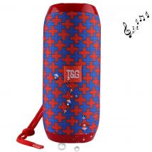 Enceinte Bluetooth Portable Haut-parleur Stéréo Mic Intégré Appels Mains-libres Fm Rouge Yonis - Yonis