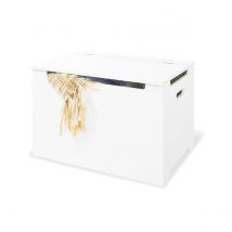 Coffre À Jouets En Bois Blanc Élégant Et Fonctionnel - Pinolino