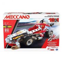 Vehicules De Course 10 Modeles - Meccano - 25206 - Jeu De Construction Metal - Meccano
