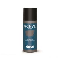 Peinture Acrylique - Gris Foncé - Tous Supports - Opaque - Indélébile - Darwi - 80ml
