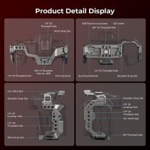 Smallrig 5029 Hawklock Quick Release Cage Kit For Canon Eos R5 Mark Ii - Smallrig