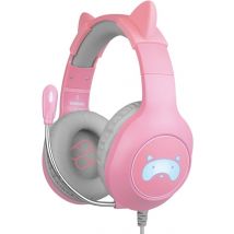 Casque Gaming Tanooki Oreilles De Chat - Just For Games