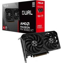 Carte Graphique Asus Dual Rx 9060 Xt - Amd Radeon Rx 9060 Xt - Noir - 16 Go Gddr6