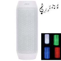 Enceinte Bluetooth Portable Avec Led Micro Et Compatibilité Universelle Blanc Yonis - Yonis