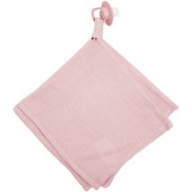 Doudou Lange Attache Tétine En Gaze De Coton, Jeanne - Sevira Kids
