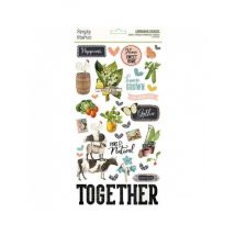 Chipboard Farmhouse Garden Simple Stories