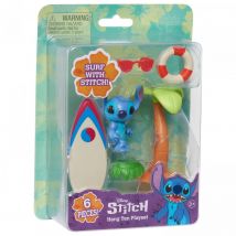 Disney Stitch - Coffret Surf, Palmier Et Figurine - Giochi Preziosi