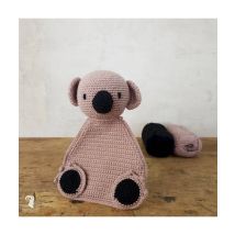 Kit Crochet Ecologique Shemar Le Koala - Amigurumi Hardicraft Marron