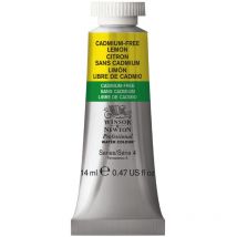 Aquarelle Professionnelle Extra-fine - 14ml - Jaune Citron Sans Cadmium - Winsor Et Newton - Winsor & Newton