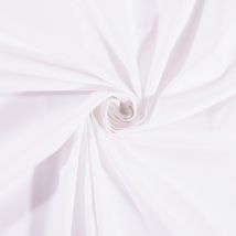 Tissu Coton Uni Blanc - Au Mètre - Craftine