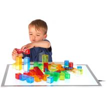 Blocs De Couleur Translucides 50 Pcs - TickiT
