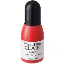 Recharge Encre Versafine Clair - Strawberry - Pour Encreur - 15 Ml - Tsukineko Scrapbooking