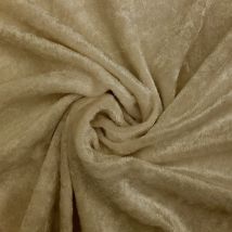 Panne De Velours Beige Au Mètre - Craftine